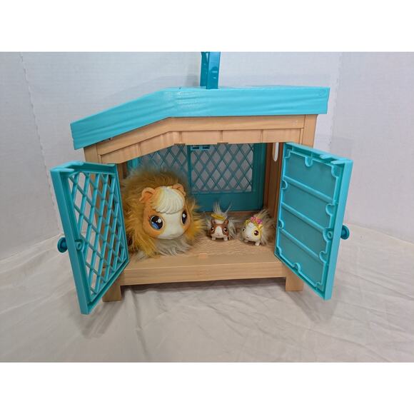 TESTED Little Live Pets MAMA SURPRISE Guinea Pigs Interactive Plush Toy 2 Babies - Picture 1 of 13